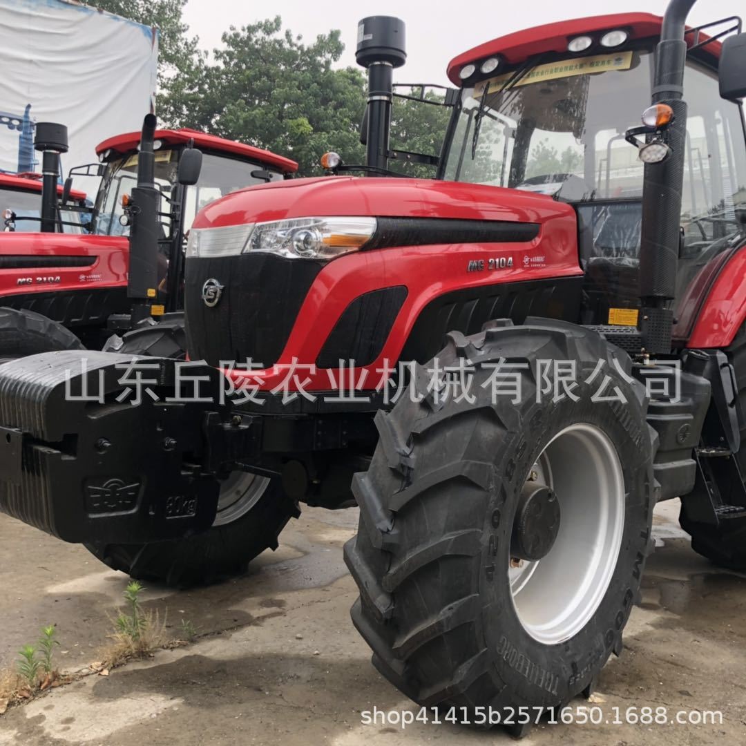 新款國(guó)補(bǔ)型 五征拖拉機(jī) 2104大型拖拉機(jī) 柴油大馬力四驅(qū)旋耕機(jī)